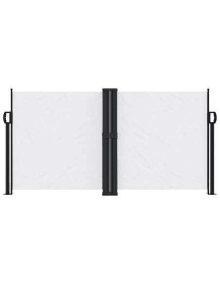 Tenda da Sole Laterale Retrattile Bianco 120x600 cm