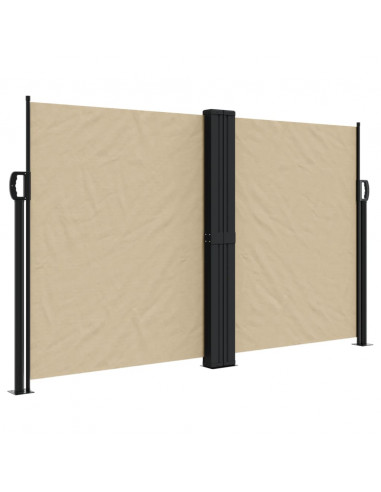 Tenda da Sole Laterale Retrattile Beige 140x600 cm