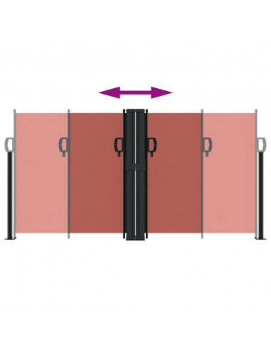 Tenda da Sole Laterale Retrattile Terracotta 120x600 cm
