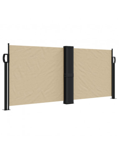 Tenda da Sole Laterale Retrattile Beige 100x600 cm