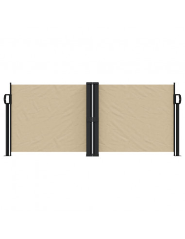 Tenda da Sole Laterale Retrattile Beige 100x600 cm