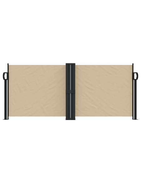 Tenda da Sole Laterale Retrattile Beige 100x600 cm