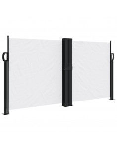 Tenda da Sole Laterale Retrattile Bianca 120x1000 cm 2