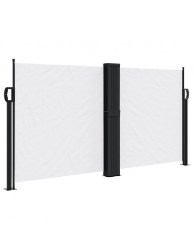 Tenda da Sole Laterale Retrattile Bianca 120x1000 cm