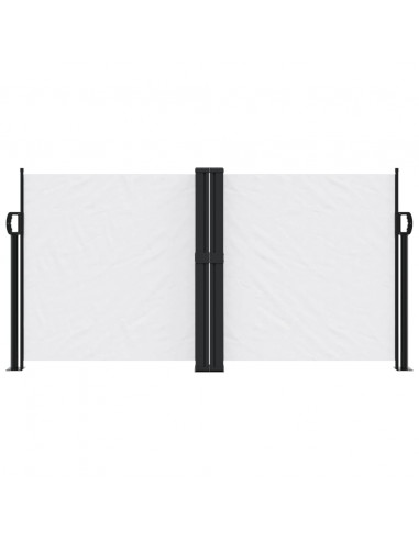 Tenda da Sole Laterale Retrattile Bianca 120x1000 cm