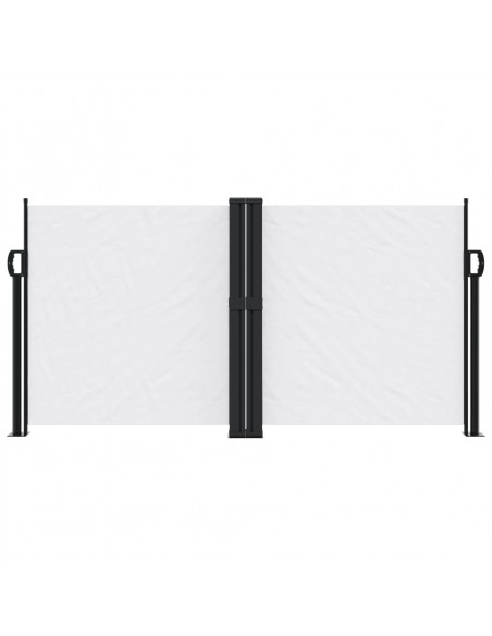 Tenda da Sole Laterale Retrattile Bianca 120x1000 cm