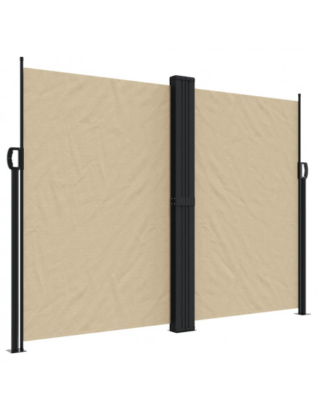 Tenda da Sole Laterale Retrattile Beige 180x1000 cm