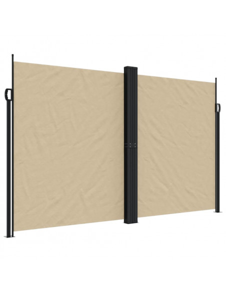 Tenda da Sole Laterale Retrattile Beige 200x1000 cm