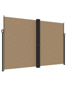 Tenda da Sole Laterale Retrattile Tortora 220x1000 cm 2
