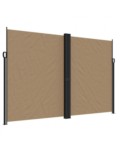 Tenda da Sole Laterale Retrattile Tortora 220x1000 cm