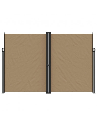 Tenda da Sole Laterale Retrattile Tortora 220x1000 cm