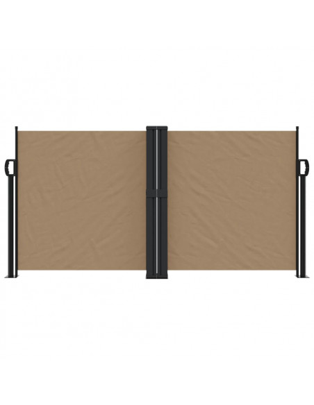 Tenda da Sole Laterale Retrattile Tortora 120x1200 cm