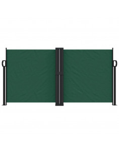 Tenda da Sole Laterale Retrattile Verde Scuro 120x1200 cm 2
