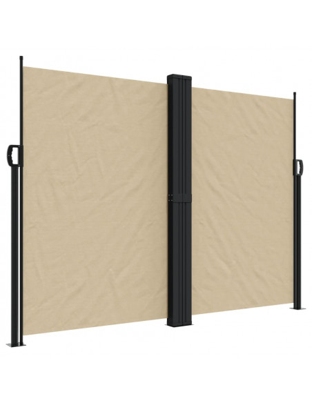 Tenda da Sole Laterale Retrattile Beige 180x1200 cm