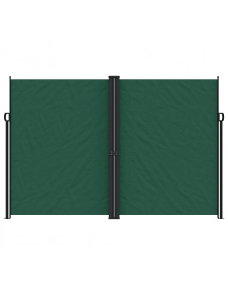 Tenda da Sole Laterale Retrattile Verde Scuro 220x1200 cm