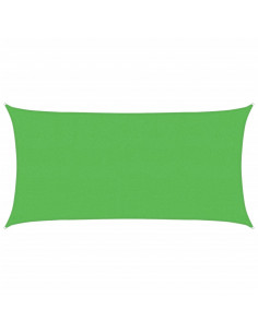 Vela Parasole 160 g/m² Rettangolare Verde Chiaro 2x3,5 m HDPE 2