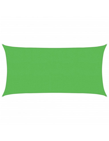Vela Parasole 160 g/m² Rettangolare Verde Chiaro 2x3,5 m HDPE