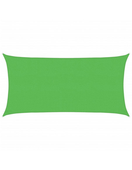 Vela Parasole 160 g/m² Rettangolare Verde Chiaro 2x3,5 m HDPE
