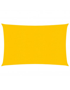 Vela Parasole 160 g/m² Rettangolare Giallo 3,5x5 m in HDPE 2
