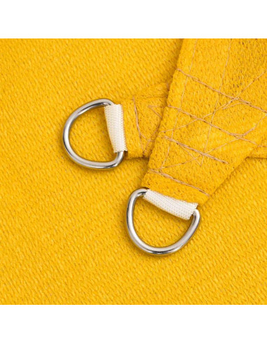 Vela Parasole 160 g/m² Rettangolare Giallo 3,5x5 m in HDPE