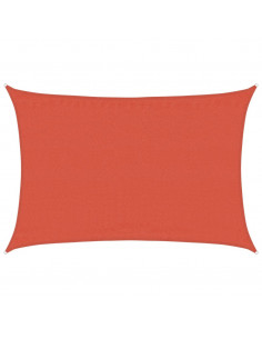 Vela Parasole 160 g/m² Rettangolare Terracotta 3,5x5 m HDPE 2