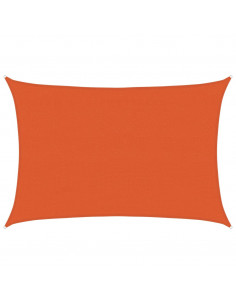 Vela Parasole 160 g/m² Rettangolare Arancione 4x5 m in HDPE 2