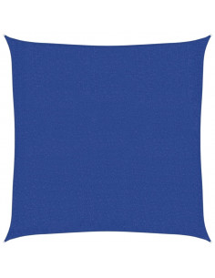 Vela Parasole 160 g/m² Quadrata Blu 3x3 m in HDPE 2