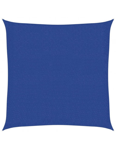 Vela Parasole 160 g/m² Quadrata Blu 3x3 m in HDPE