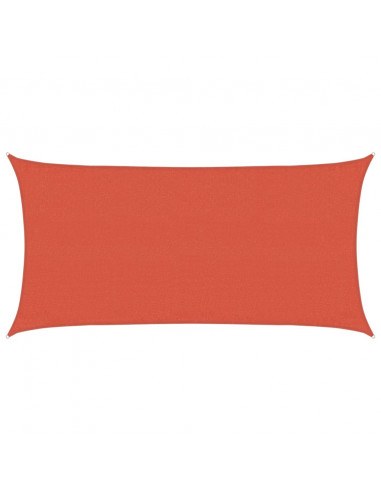 Vela Parasole 160 g/m² Terracotta 3x6 m in HDPE