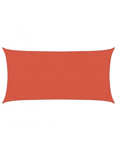 Vela Parasole 160 g/m² Terracotta 3x6 m in HDPE