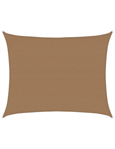 Vela Parasole 160 g/m² Tortora 6x7 m in HDPE