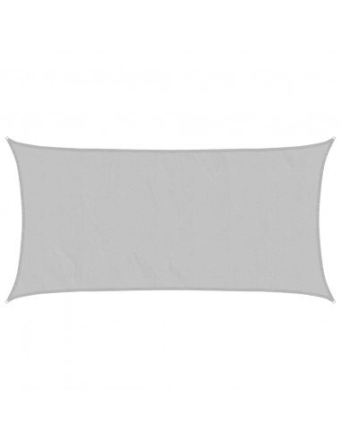 Vela Parasole Grigio Chiaro 4x2 m 100% Poliestere Oxford