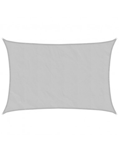 Vela Parasole Grigio Chiaro 4x2,5 m 100% Poliestere Oxford