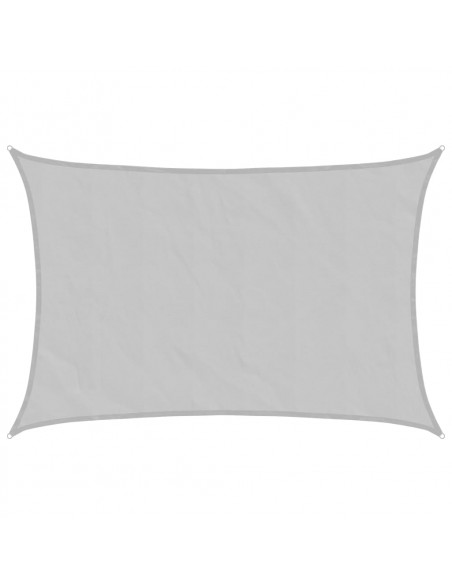 Vela Parasole Grigio Chiaro 4x2,5 m 100% Poliestere Oxford