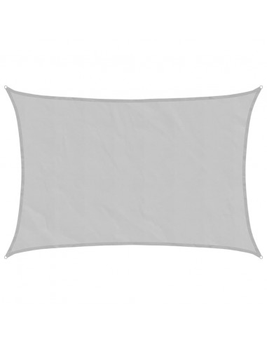 Vela Parasole Grigio Chiaro 3x2 m 100% Poliestere Oxford