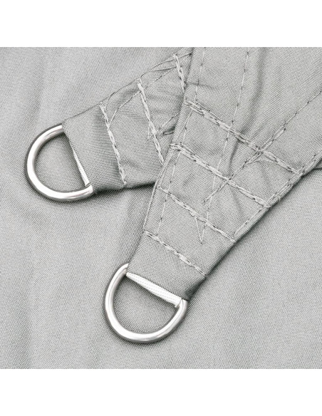 Vela Parasole Grigio Chiaro 3x2 m 100% Poliestere Oxford