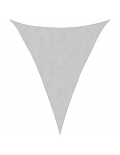 Vela Parasole Grigio Chiaro 3x4x4 m 100% Poliestere Oxford 2