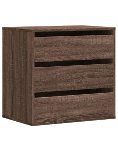 Cassettiera Angolo Rovere Marrone 60x41x58cm Legno Multistrato 2