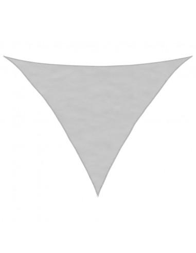 Vela Parasole Grigio Chiaro 3x3x4,24 m 100% Poliestere Oxford