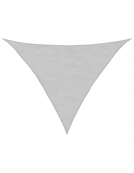 Vela Parasole Grigio Chiaro 3x3x4,24 m 100% Poliestere Oxford