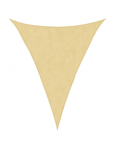 Vela Parasole Sabbia 4x5x5 m 100% Poliestere Oxford