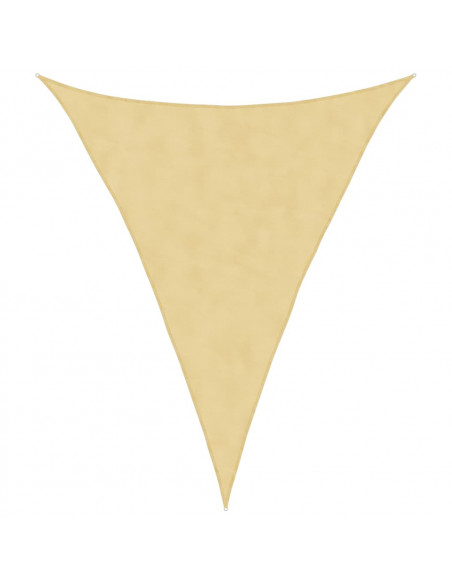 Vela Parasole Sabbia 4x5x5 m 100% Poliestere Oxford