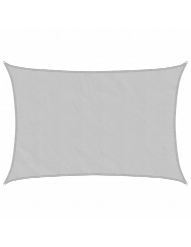Vela Parasole Grigio Chiaro 4,5x3,5 m 100% Poliestere Oxford