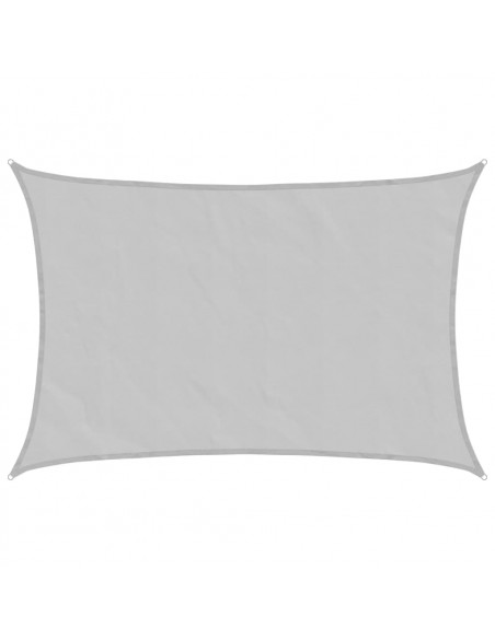 Vela Parasole Grigio Chiaro 6x5 m 100% Poliestere Oxford