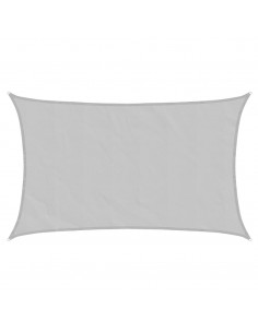 Vela Parasole Grigio Chiaro 8x5 m 100% Poliestere Oxford 2