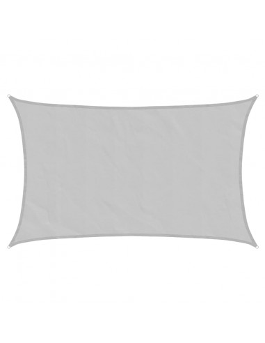 Vela Parasole Grigio Chiaro 8x5 m 100% Poliestere Oxford