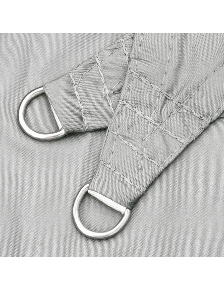 Vela Parasole Grigio Chiaro 8x5 m 100% Poliestere Oxford