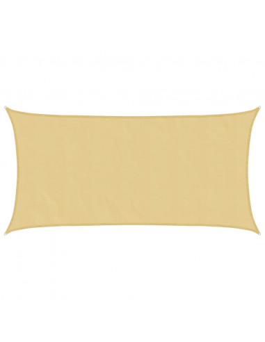Vela Parasole Sabbia 3,5x2 m 100% Poliestere Oxford