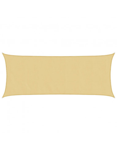 Vela Parasole Sabbia 4,5x2 m 100% Poliestere Oxford