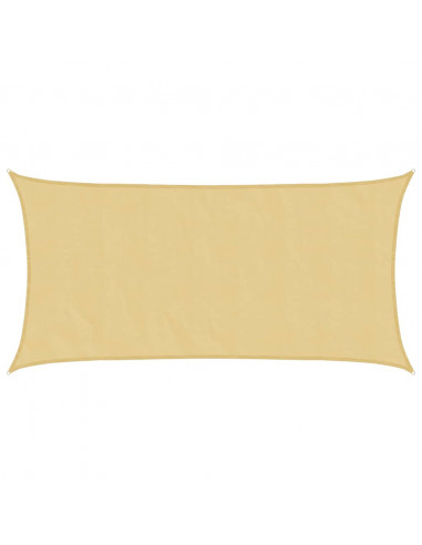 Vela Parasole Sabbia 4,5x2,5 m 100% Poliestere Oxford